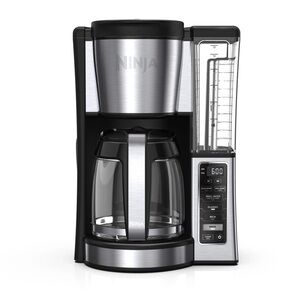 Ninja 12-Cup Stainless Steel Programmable Coffee Brewer with Black Accents